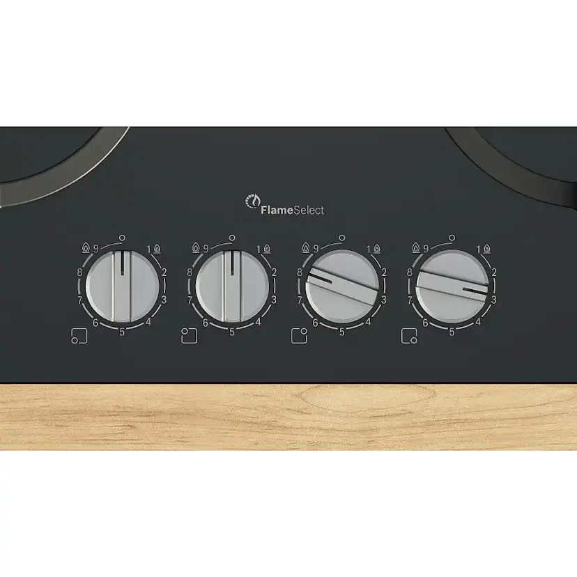 Gashäll Bosch Serie 6 PPP6A6I10 Svart med FlameSelect och Easy Cleaning