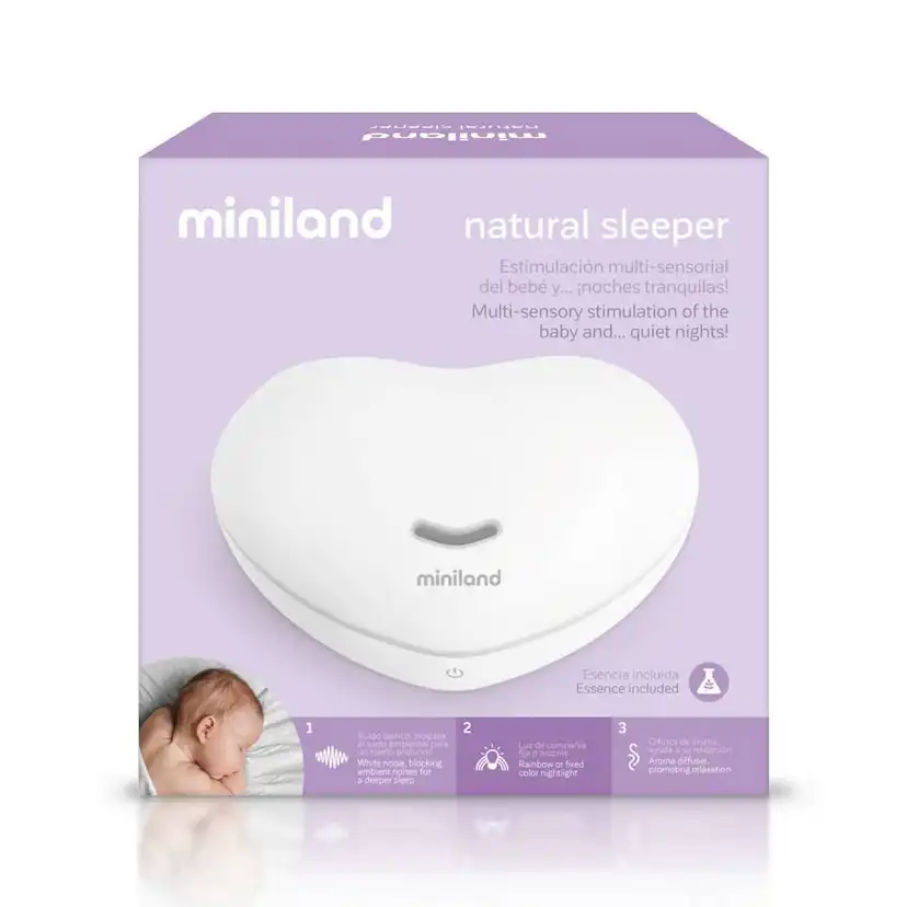 Luftfuktare Miniland Natural Sleeper Med Nattlampa