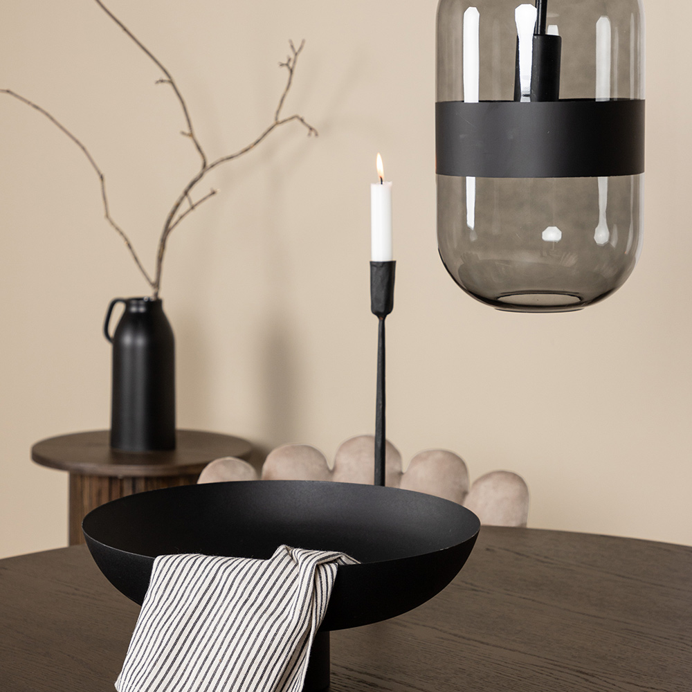 Matgrupp furniture/fashion Stone Ø120 cm med 4 Limhamn Light Stolar