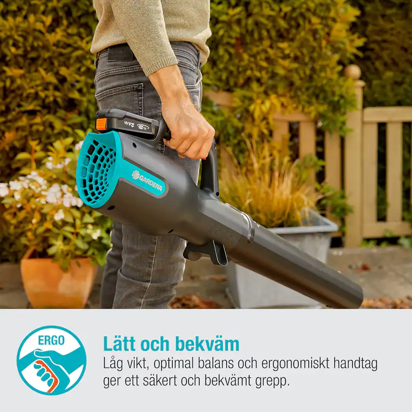Lövblåsare Gardena PowerJet 18V P4A utan Batteri
