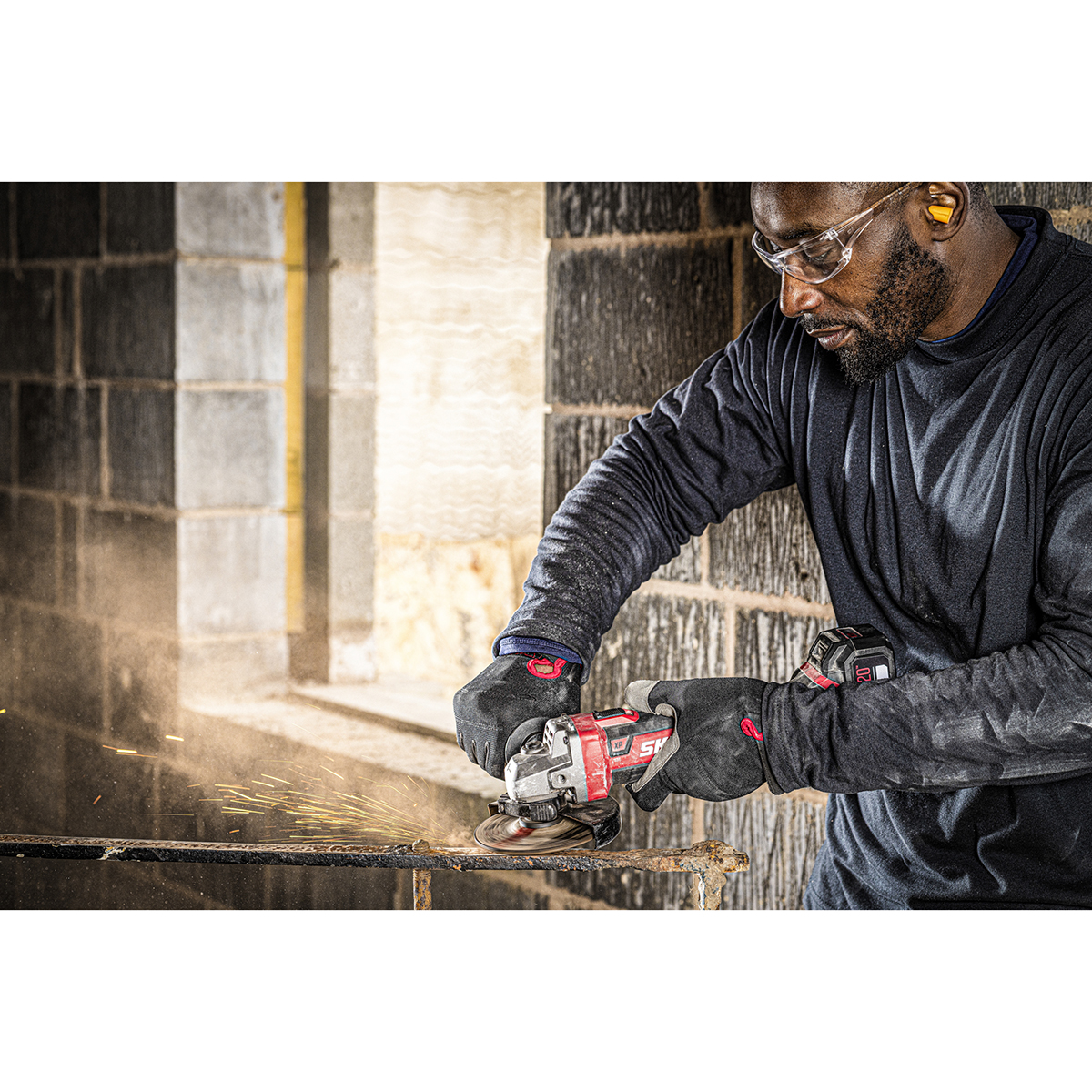 Vinkelslip SKIL 3930 CB Kolborstfri Batteridriven