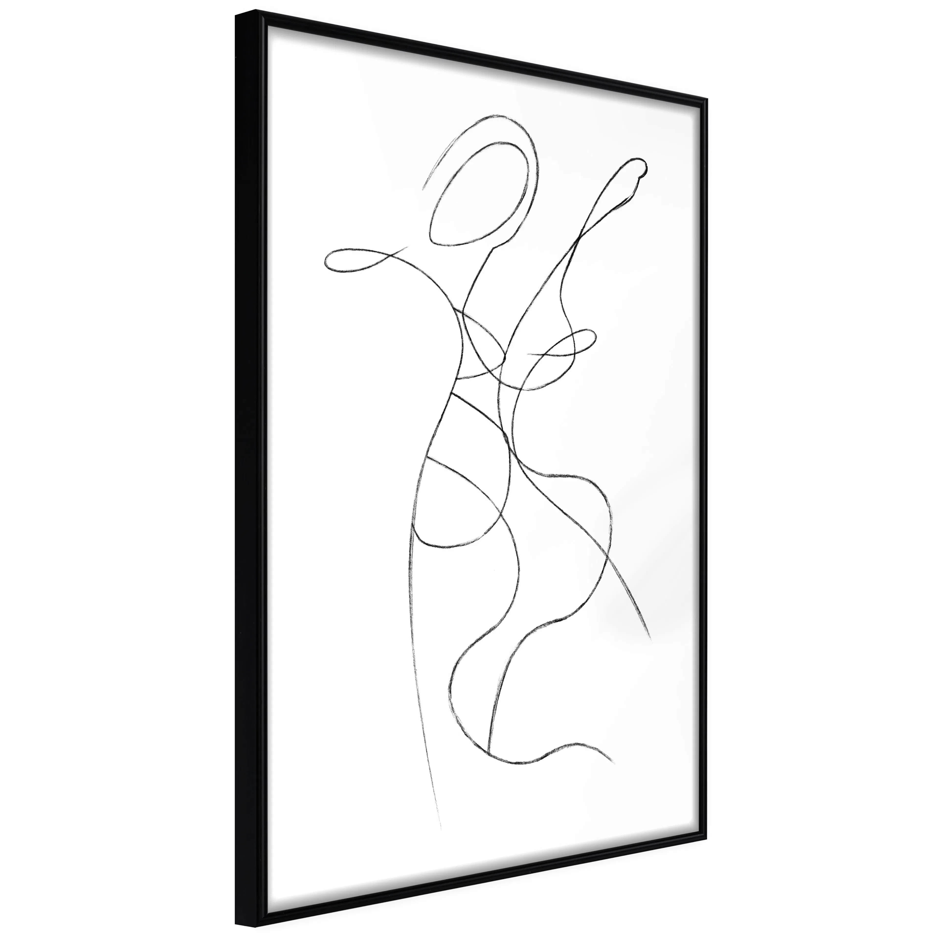 Affisch - Couple Embrace [Poster] 40x60 Svart ram, 40x60 cm