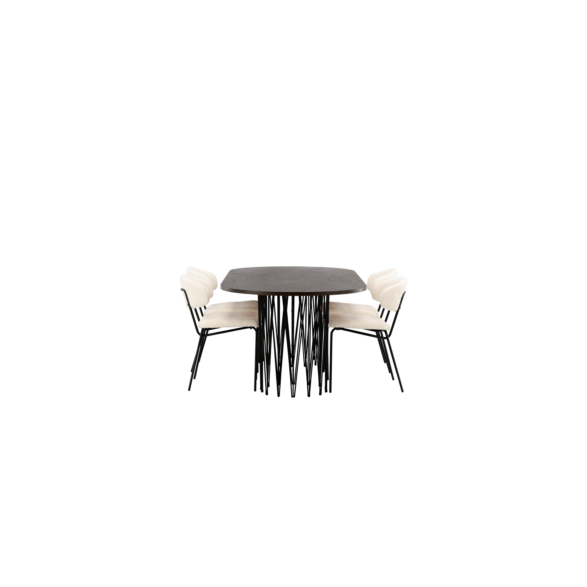 Matgrupp furniture/fashion Stone med 4 Chico Stolar