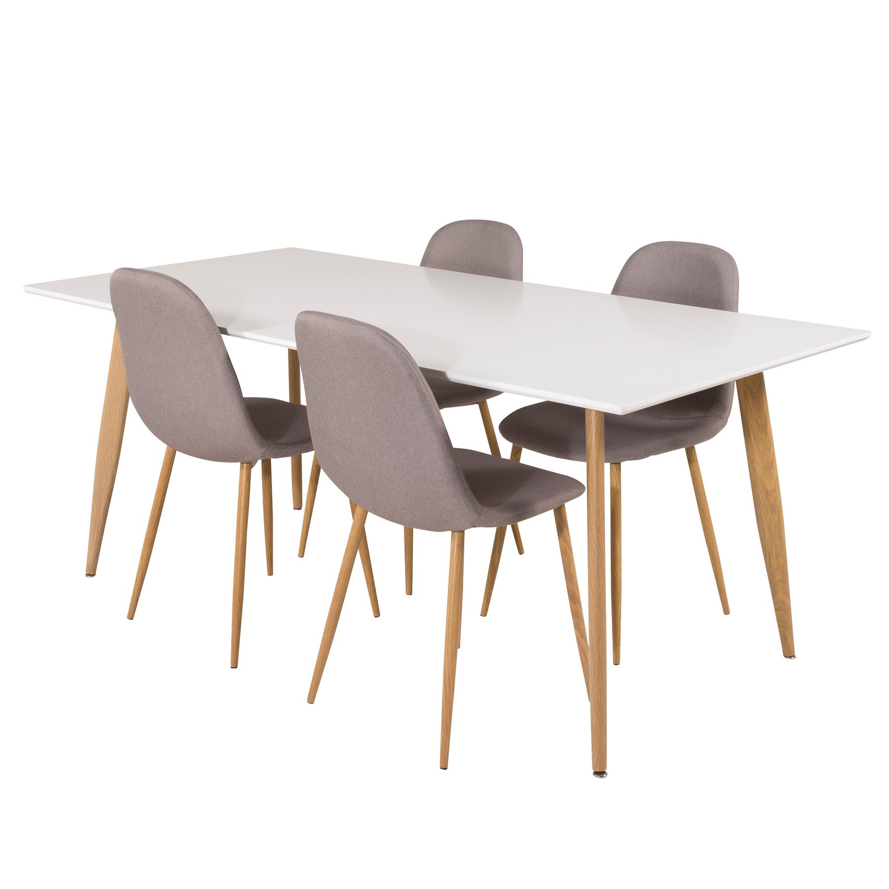 Matgrupp Venture Home Pobbie med 4 Stolar Polyestertyg