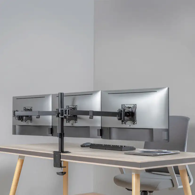 Monitorarm LogiLink Trippel 17-27 tum 2x658 mm