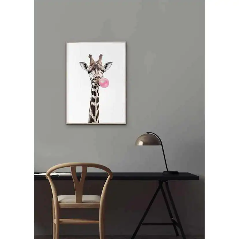Poster Gallerix Bubblegum Giraffe 3169