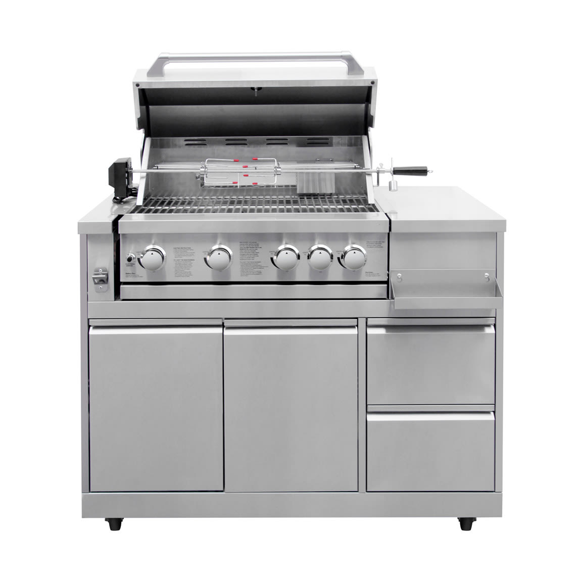 Gasolgrill Myoutdoorkitchen Inox Range med 4 Brännare och Infravärme