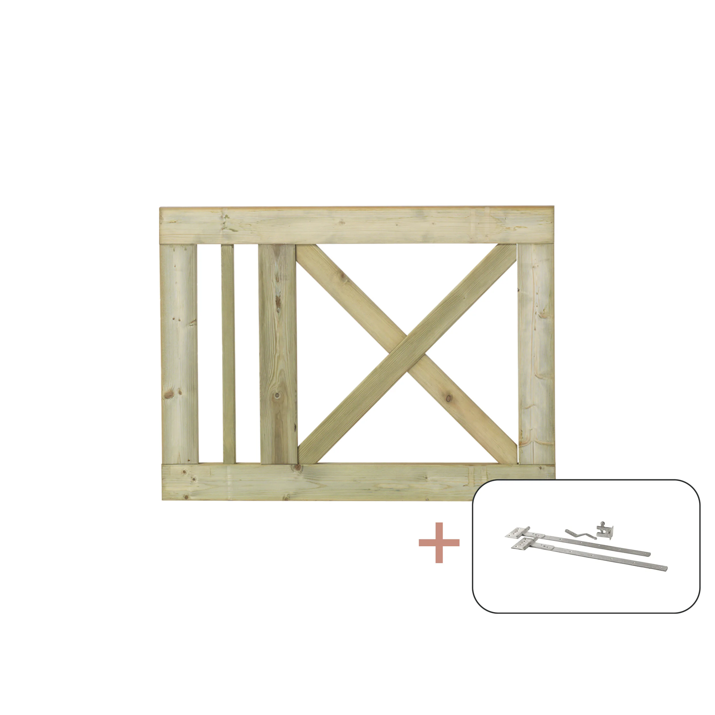 Enkelgrind PLUS Slot inkl. Beslag