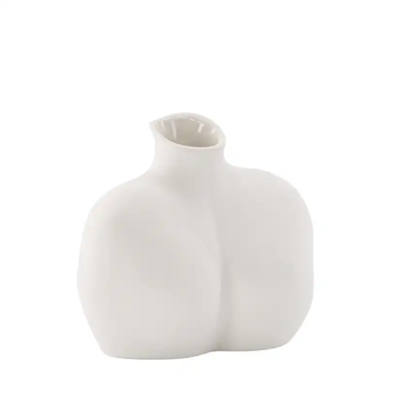 Harvey Vase - Offwhite - 17*10*15Hcm Vit