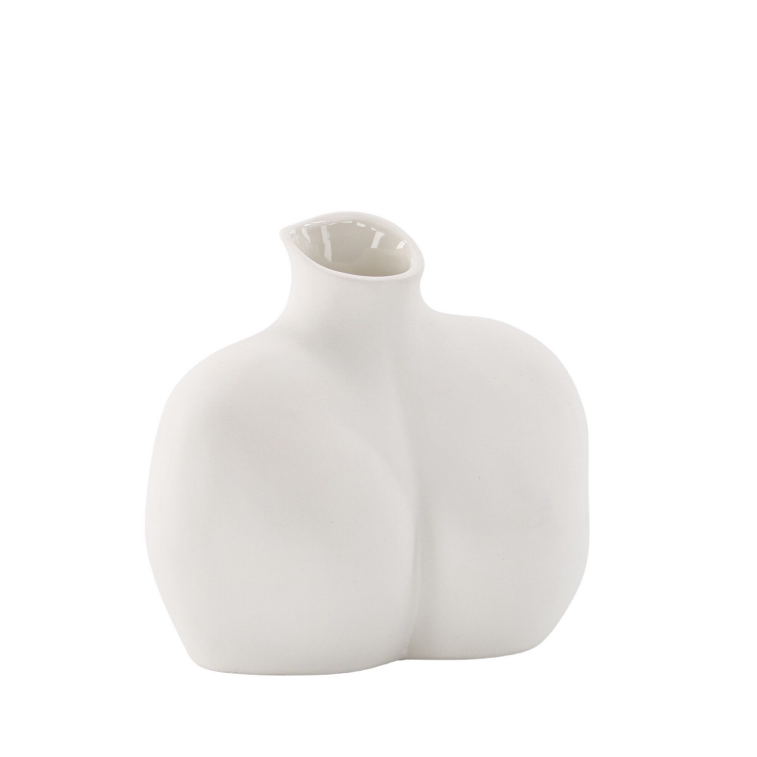 Harvey Vase - Offwhite - 17*10*15Hcm Vit