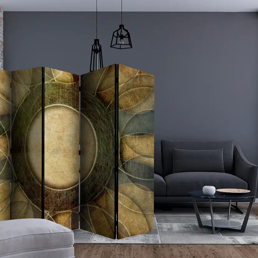 Rumsavdelare Skärmvägg Arkiio Flower Retro Style II 225x172 cm