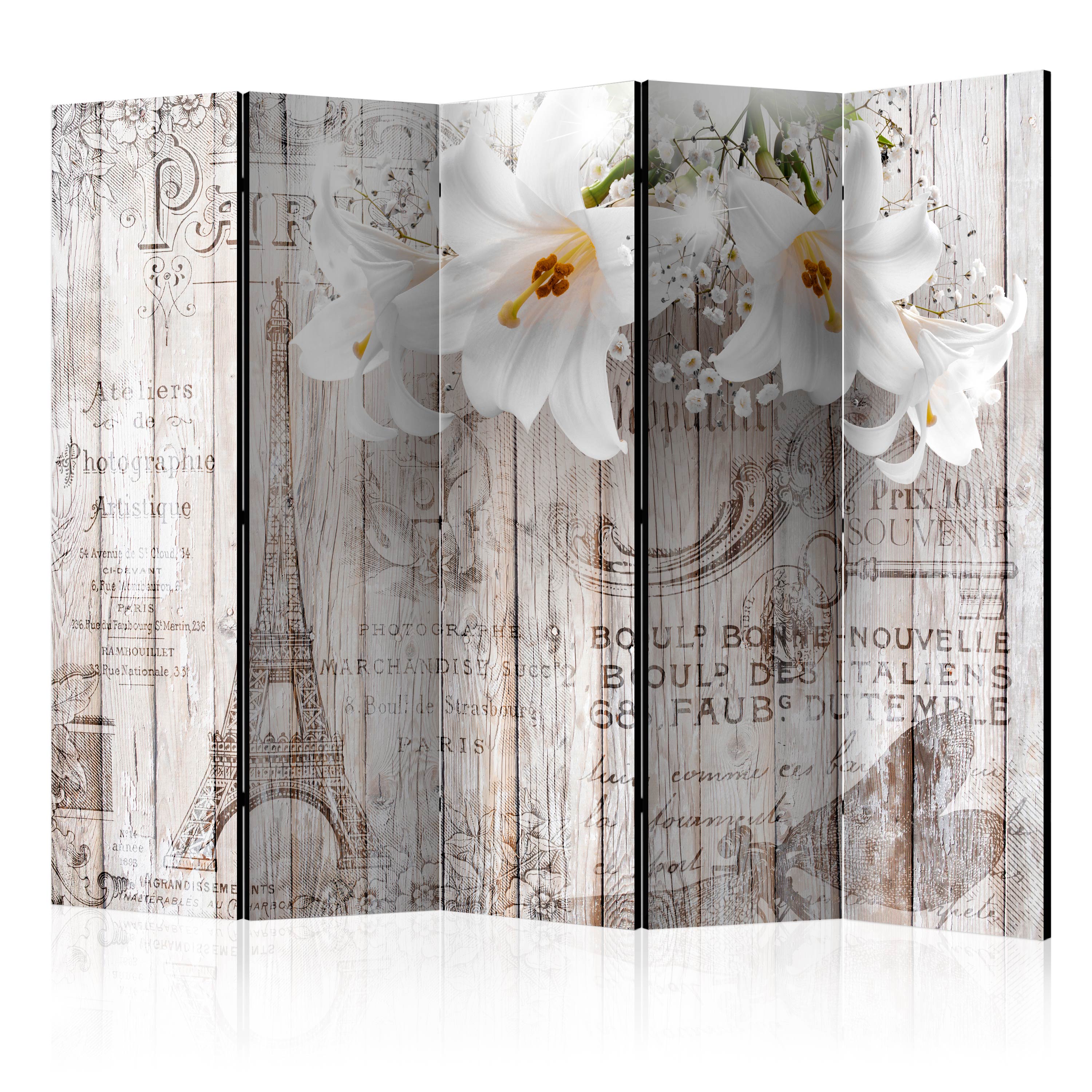 Rumsavdelare Arkiio Parisian Lilies II 225x172 cm
