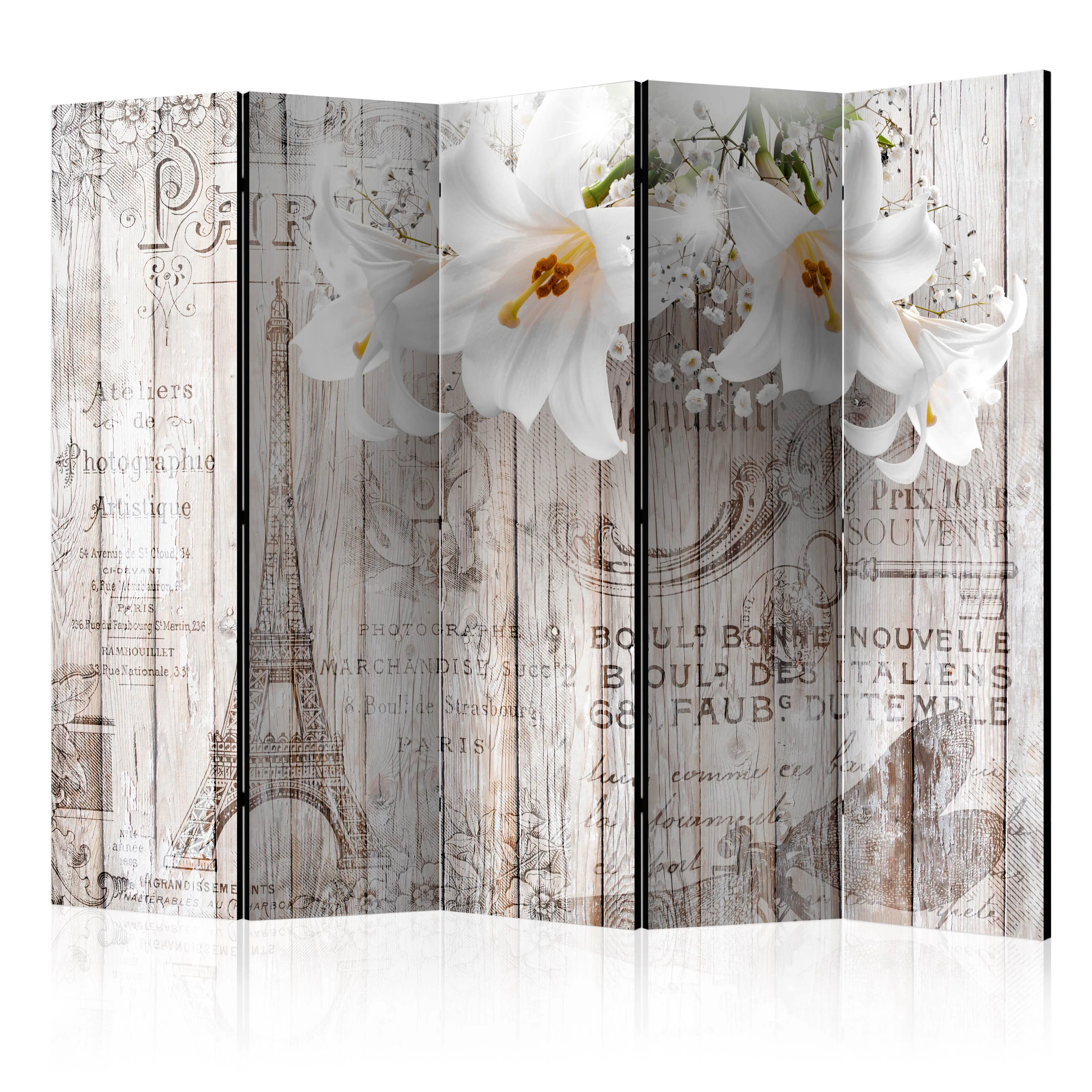 Rumsavdelare Arkiio Parisian Lilies II 225x172 cm