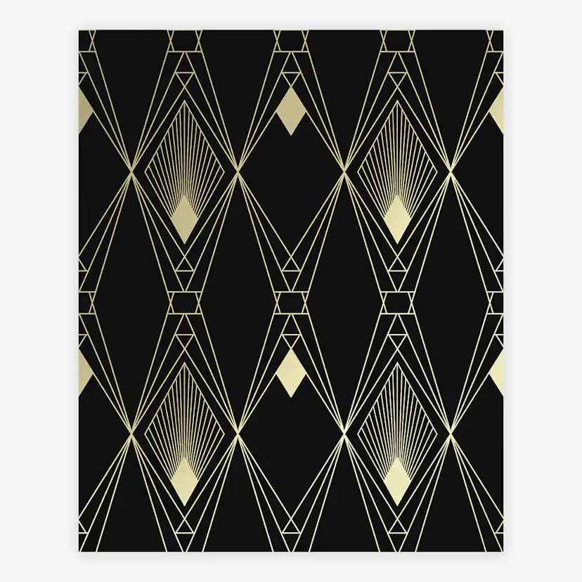 Tapet NEXT Deco Geometric Black