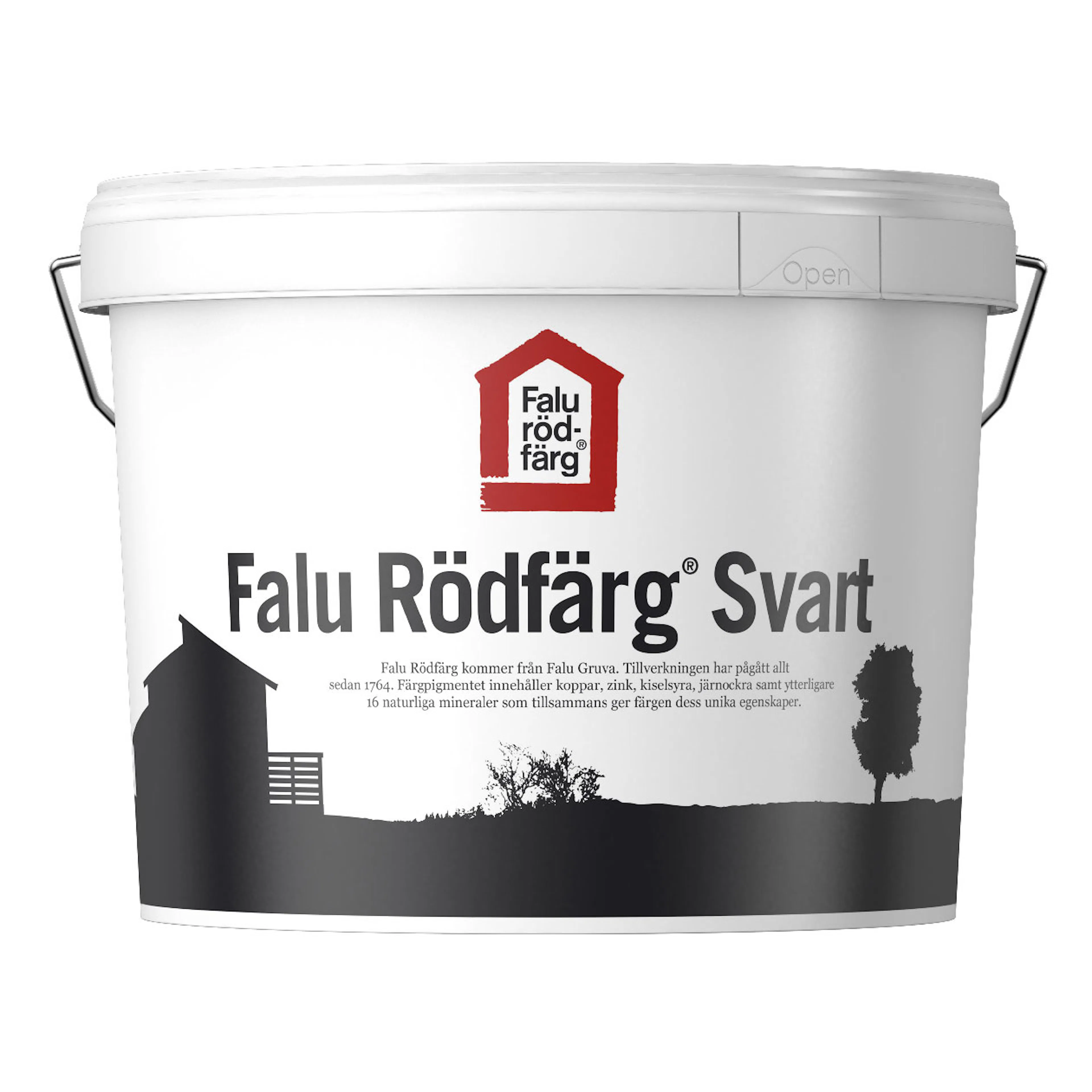 FALU RÖDFÄRG SVART - 5L 5 L, Svart