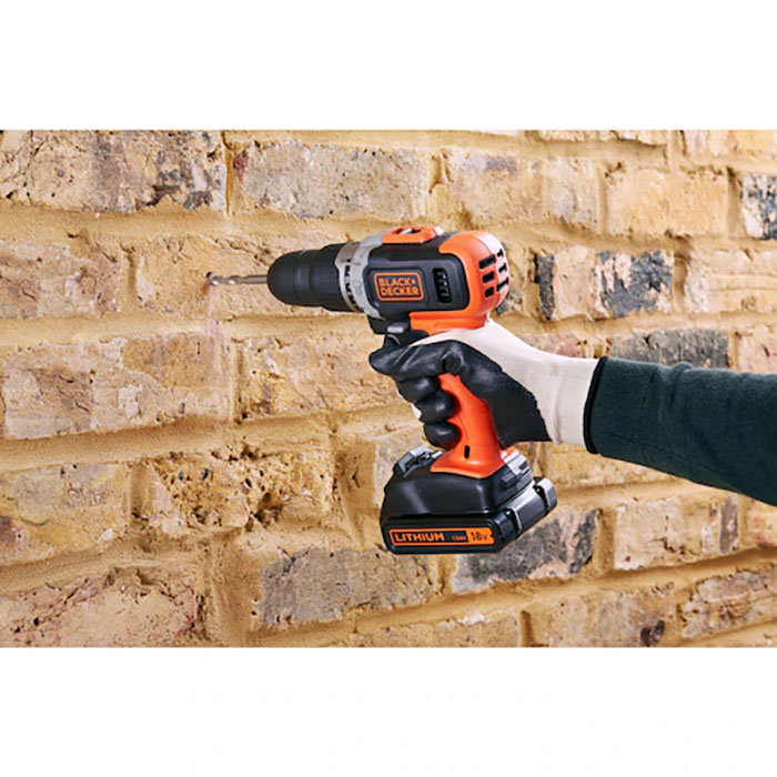 Slagskruvdragare Black & Decker BCD003C2K 2X1 5Ah Batteri
