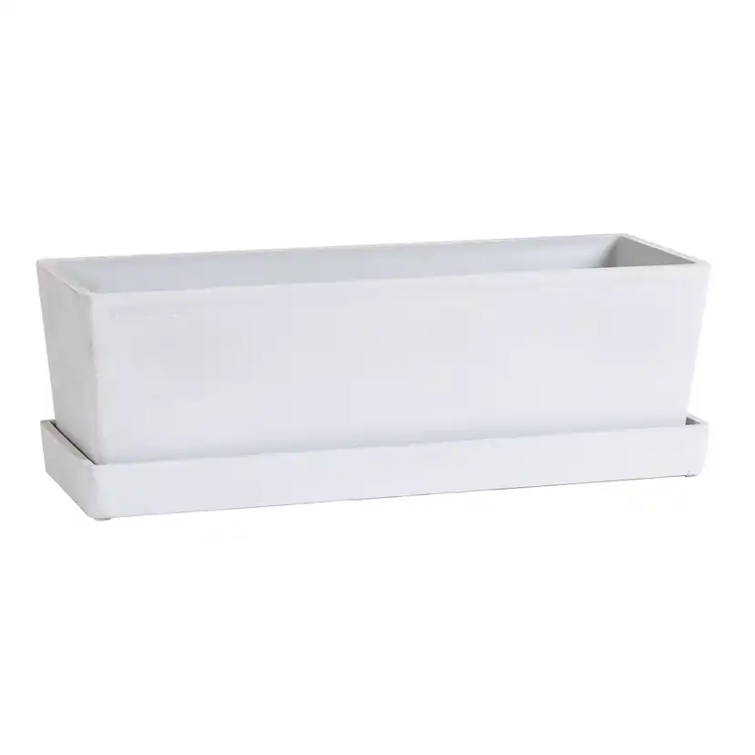 Fat Greenline Michelangelo 30x10 Vit Till Krukor