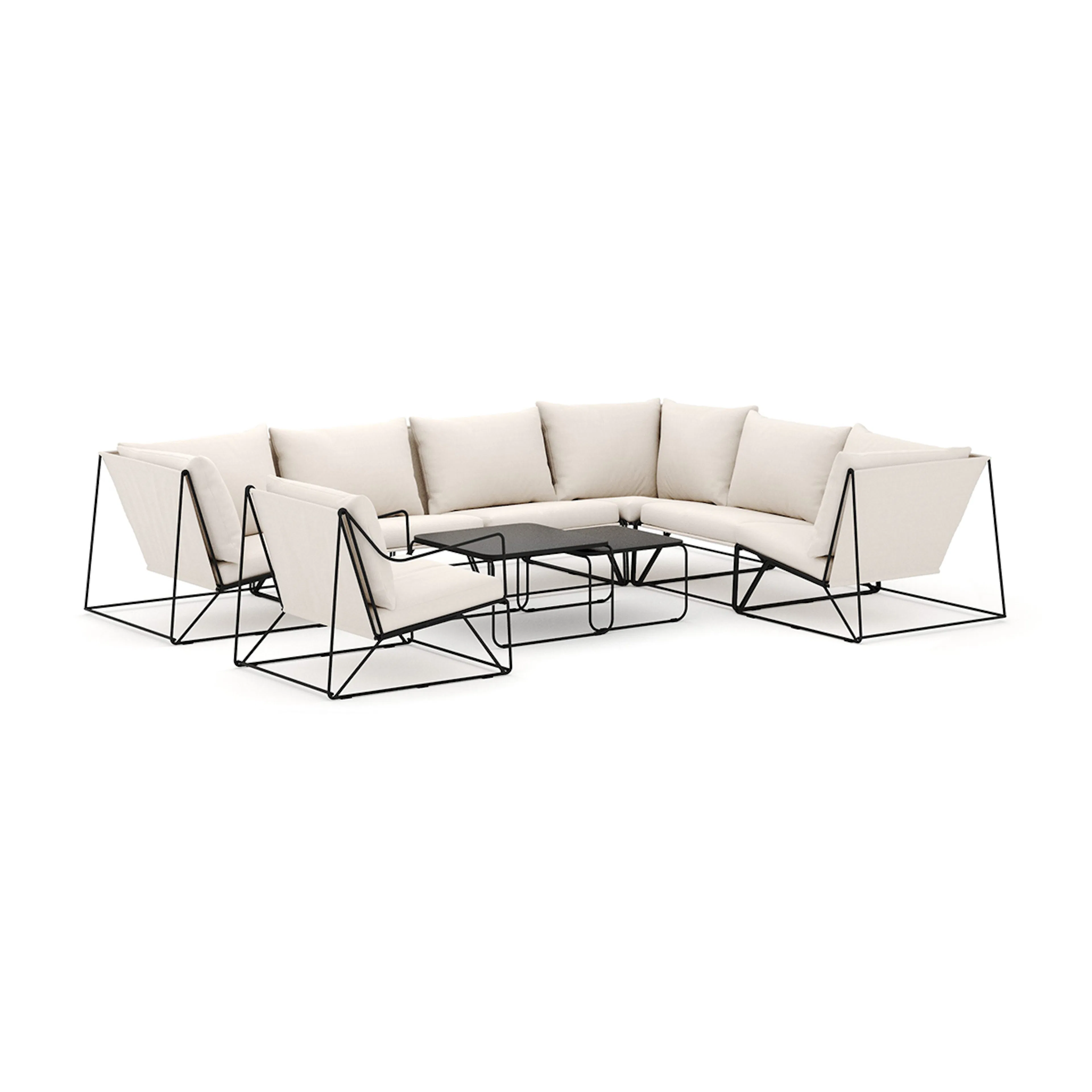 Svart/Beige
