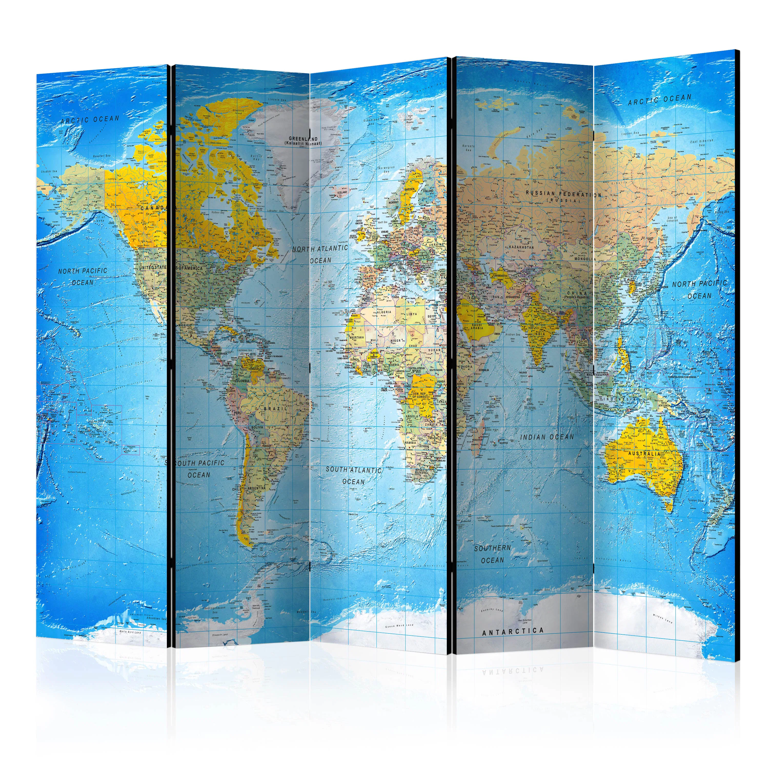 Rumsavdelare Arkiio World Classic Map 225x172 cm