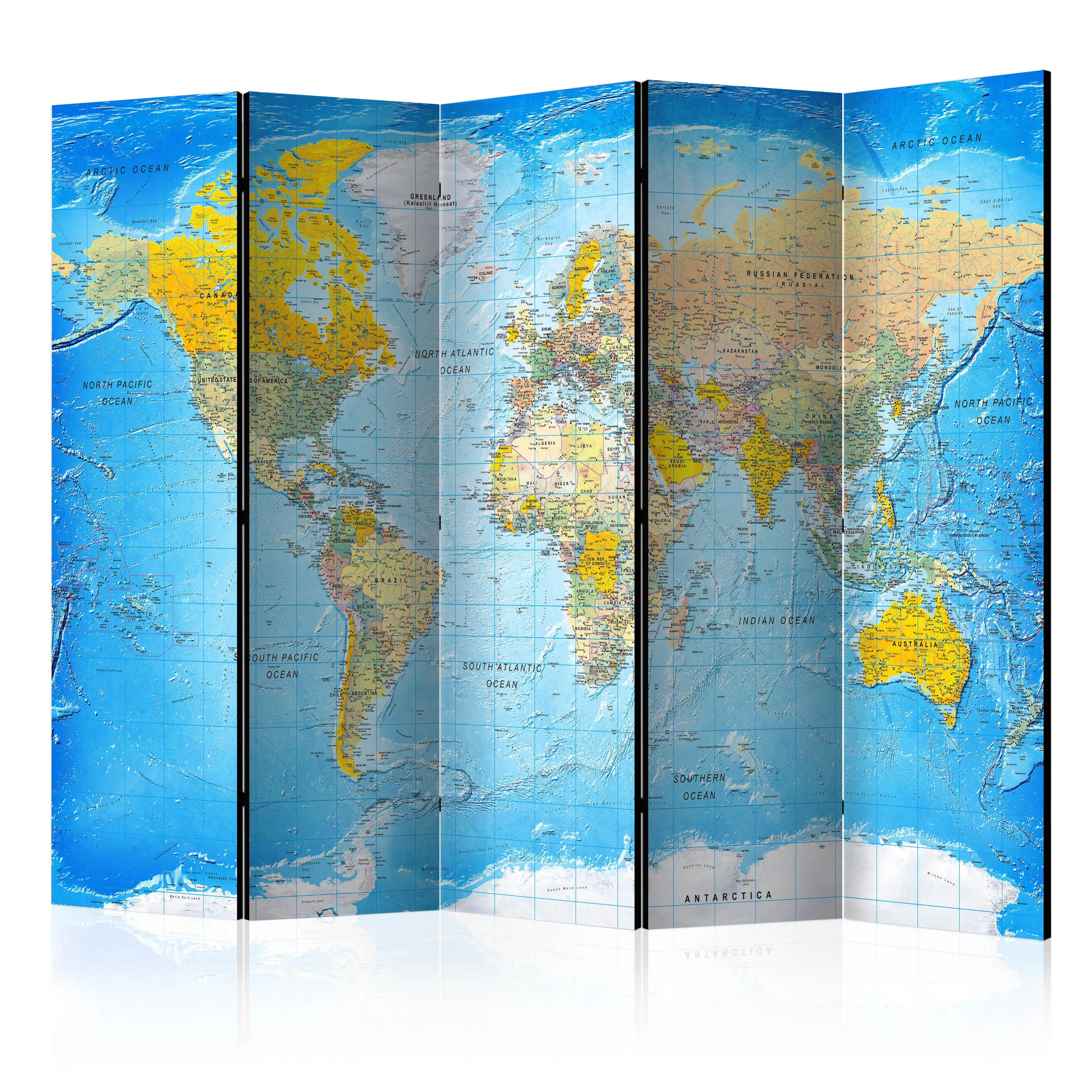 Rumsavdelare Arkiio World Classic Map 225x172 cm