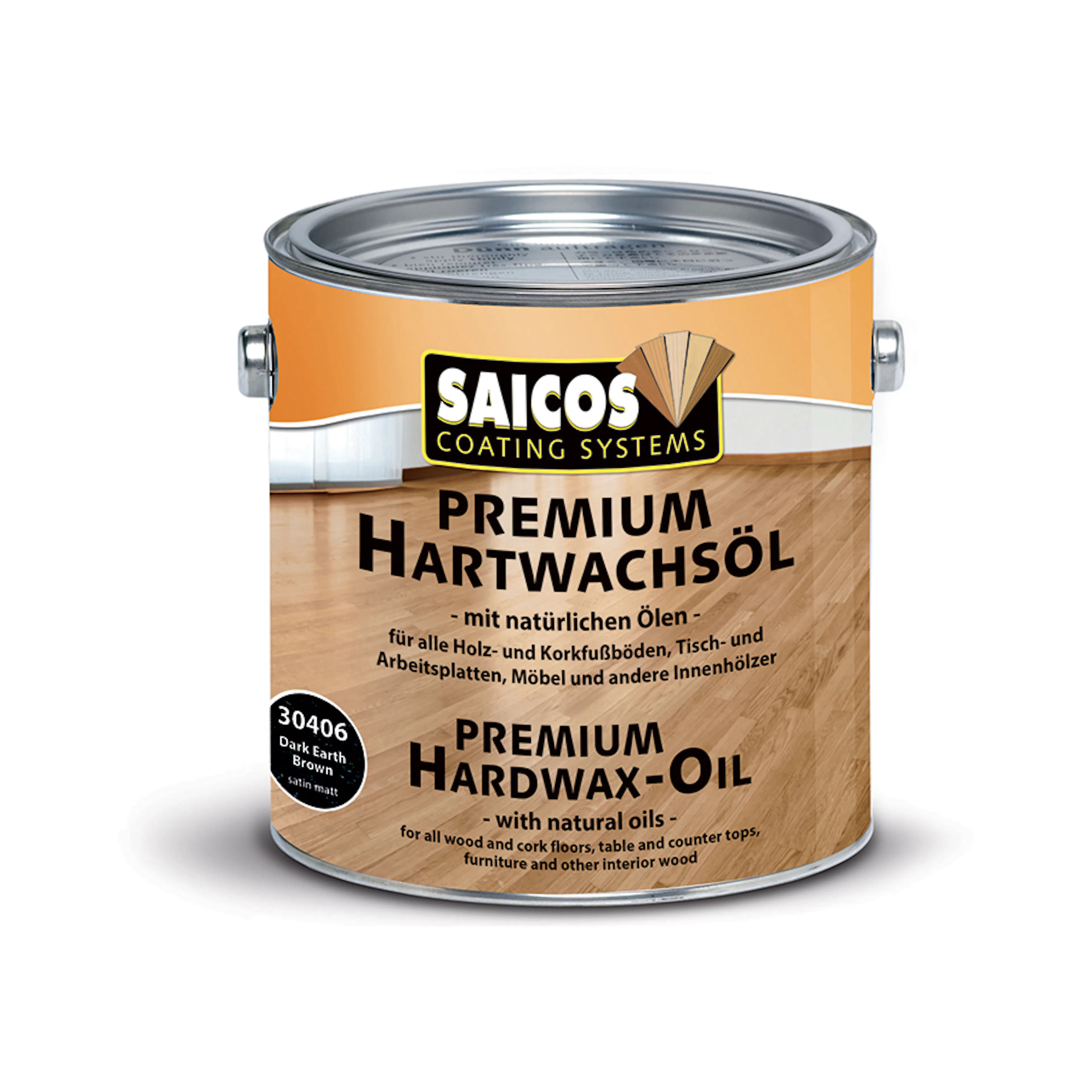 Hårdvaxolja Saicos 30406 Kol