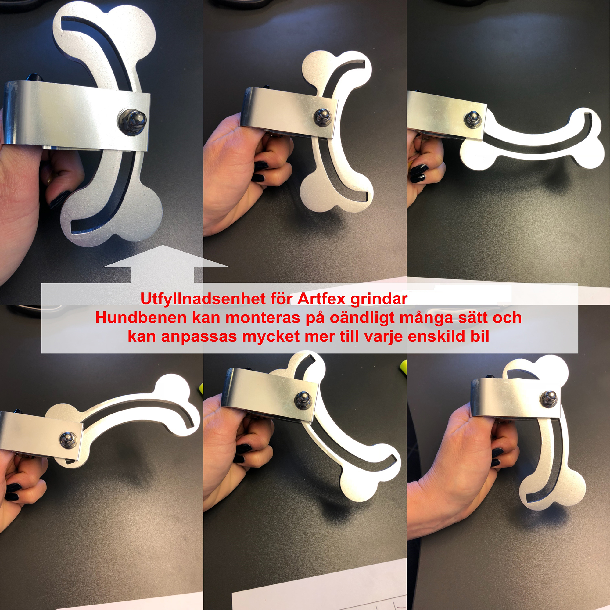 Hundgrind Artfex Modell 1 Dubbeldörr