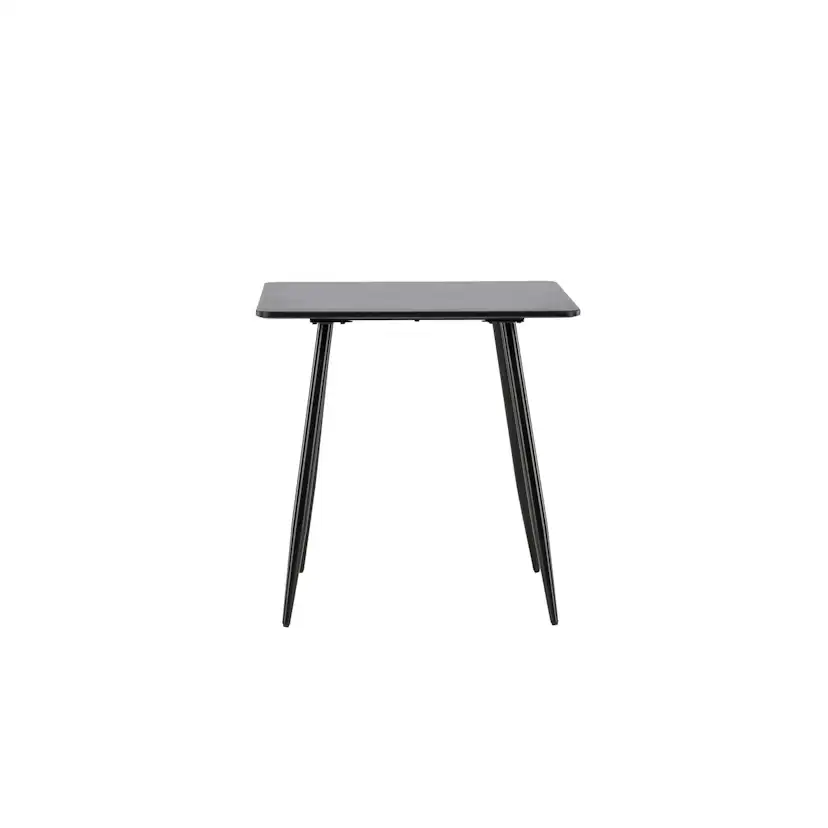 Polar Dining Table 75x75 cm - Black / Black Svart
