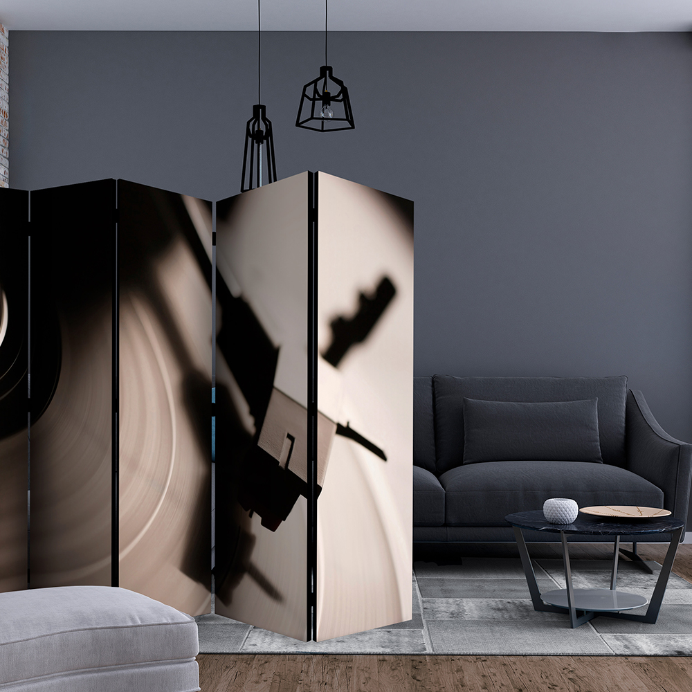 Rumsavdelare Skärmvägg Arkiio Gramophone And Vinyl Record II 225x172 cm
