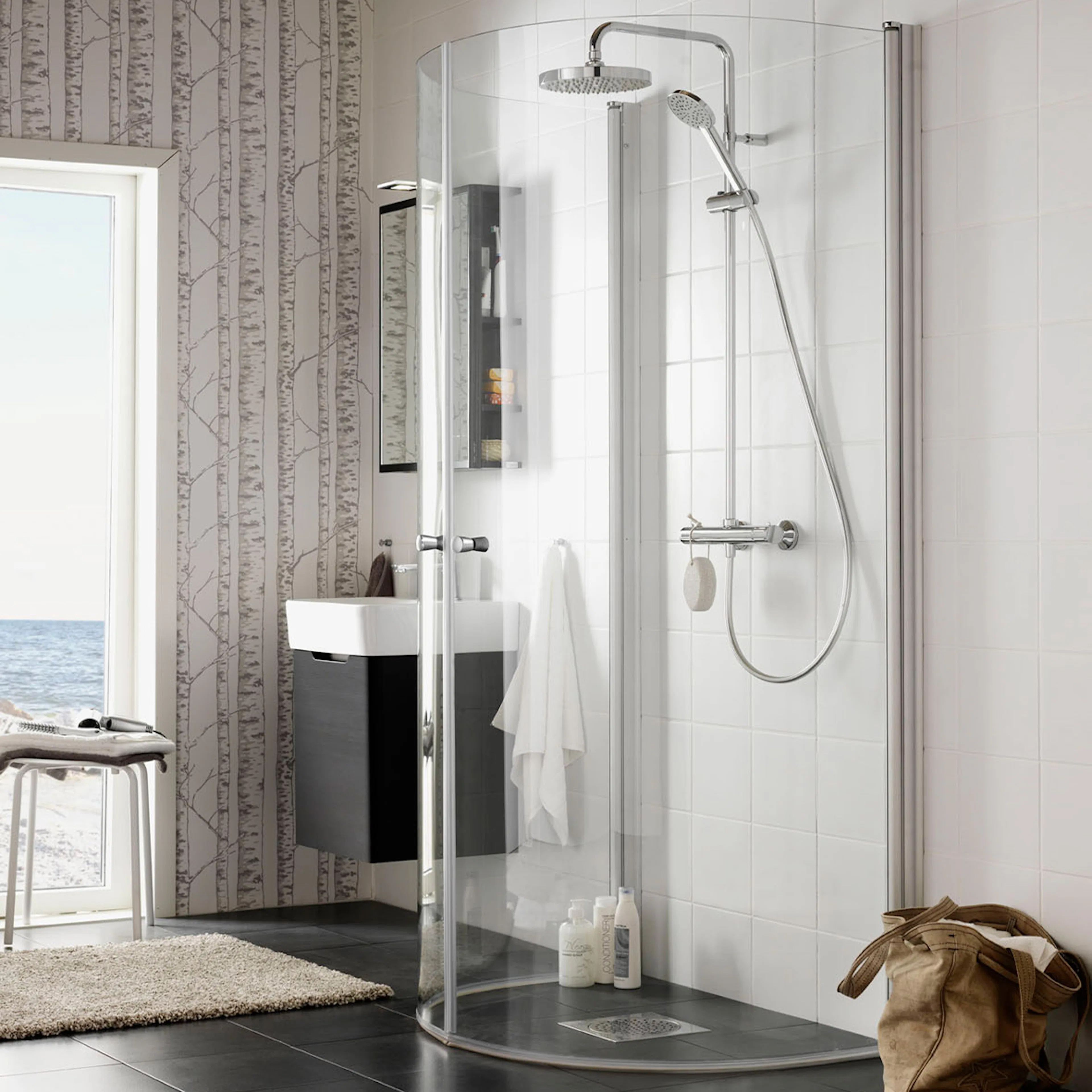 Duschhörn Hafa Igloo Wall Silver