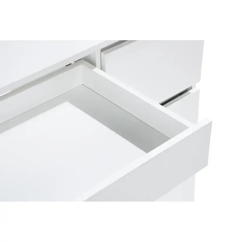 Sminkbord In Living Emtefall med Förvaring och LED-belysning