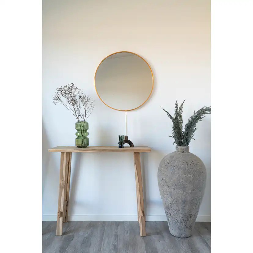 Konsolbord House Nordic Girona Sidobrod i Teak 90x30x80 cm