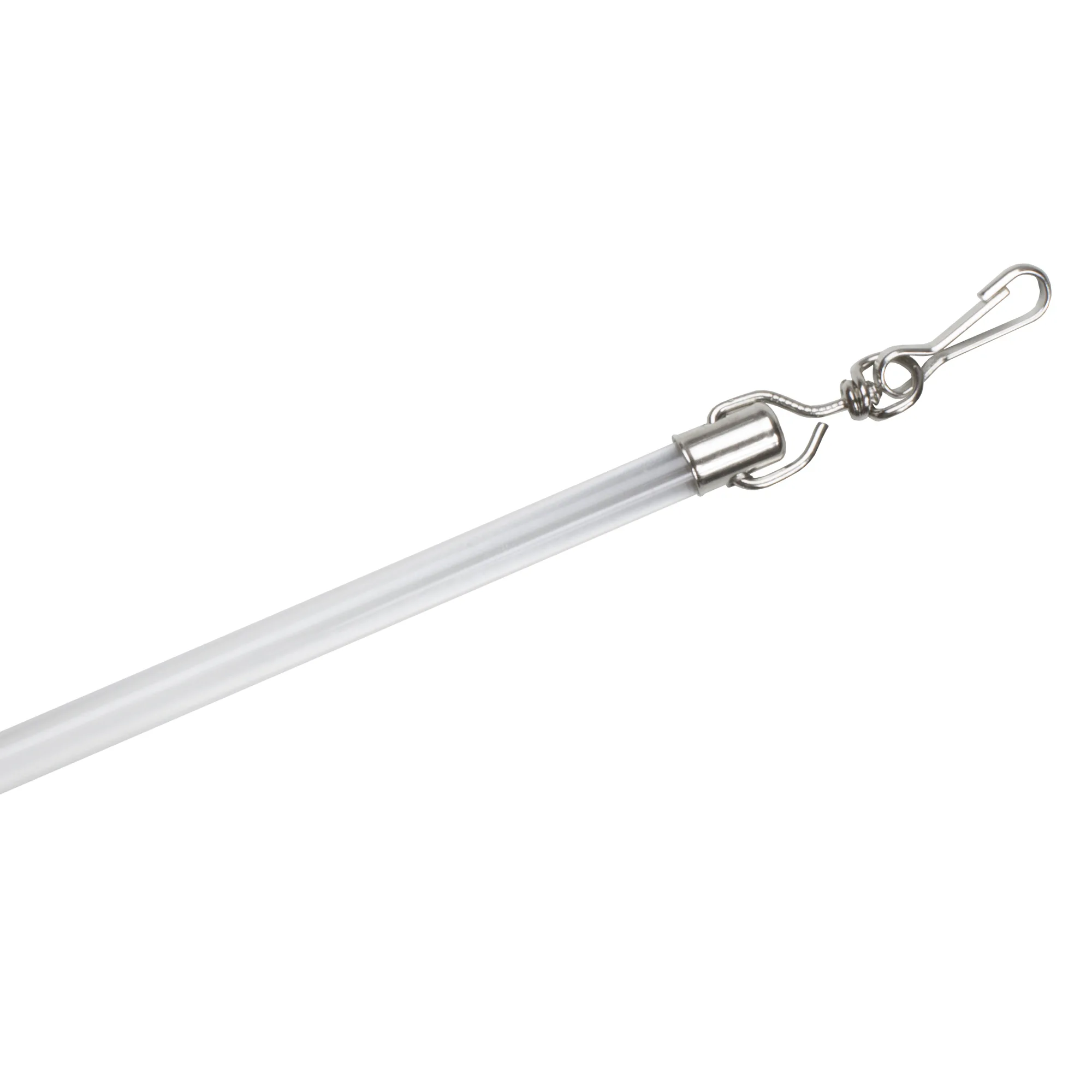 Gardintillbehör Kirsch Dragstav Transparent för Gardinstång och Gardinskena