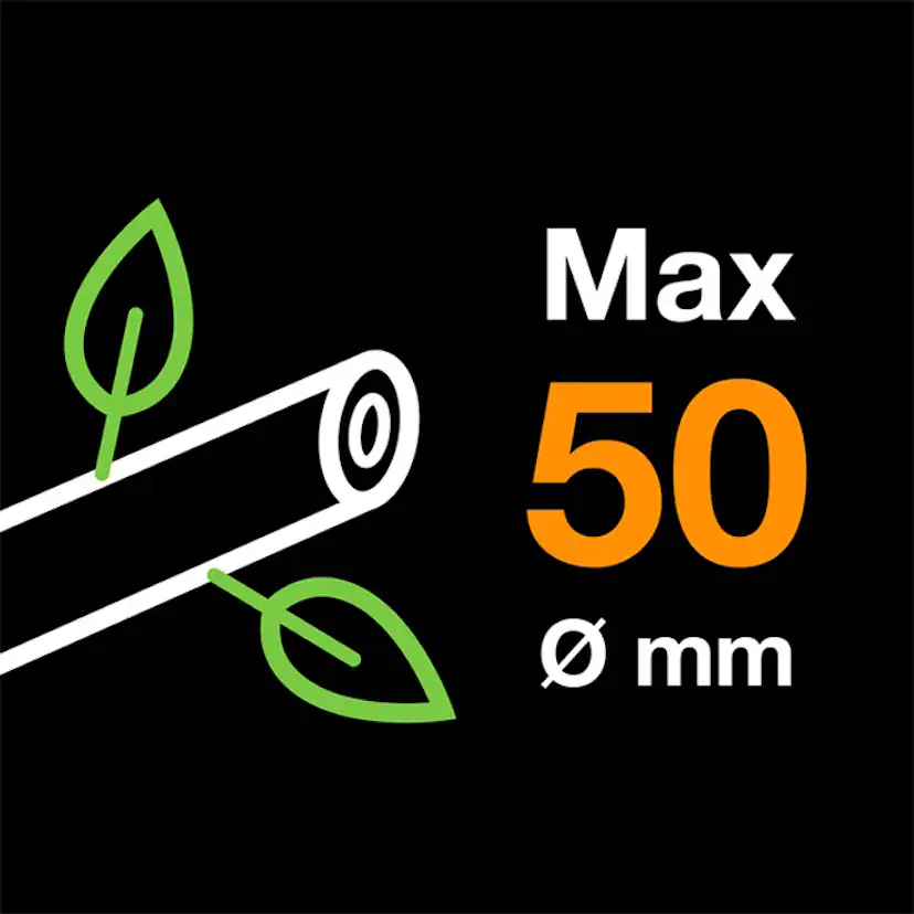 Grensax Fiskars Powergear X LX98 med Sidoskär