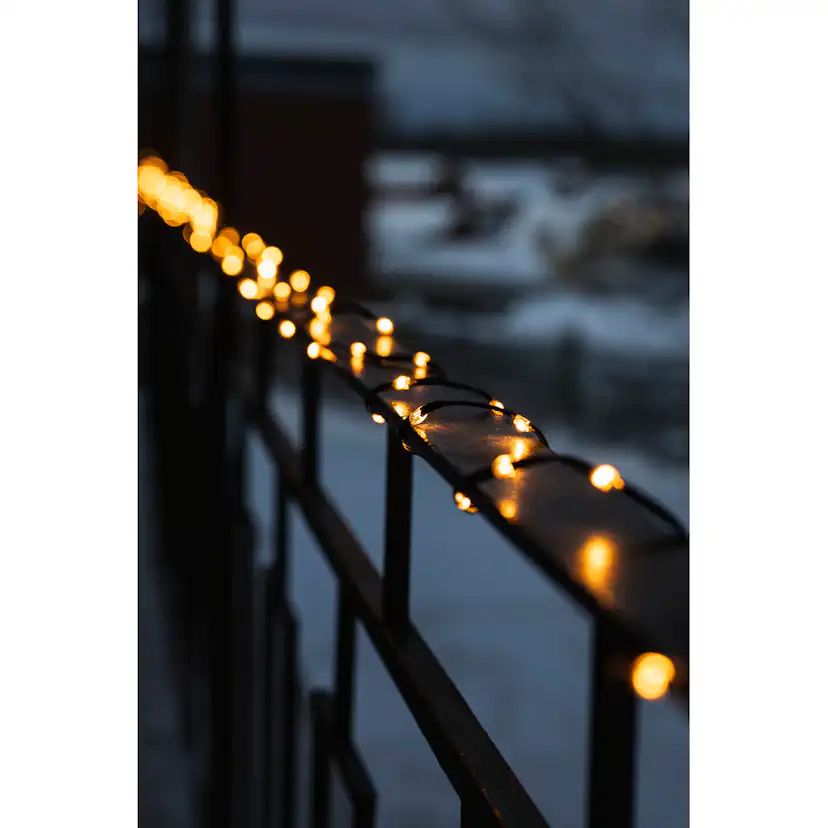 Ljusslinga Gnojsö Konstsmide ShineLine 100st LED-lampor Amber 5m Utomhus