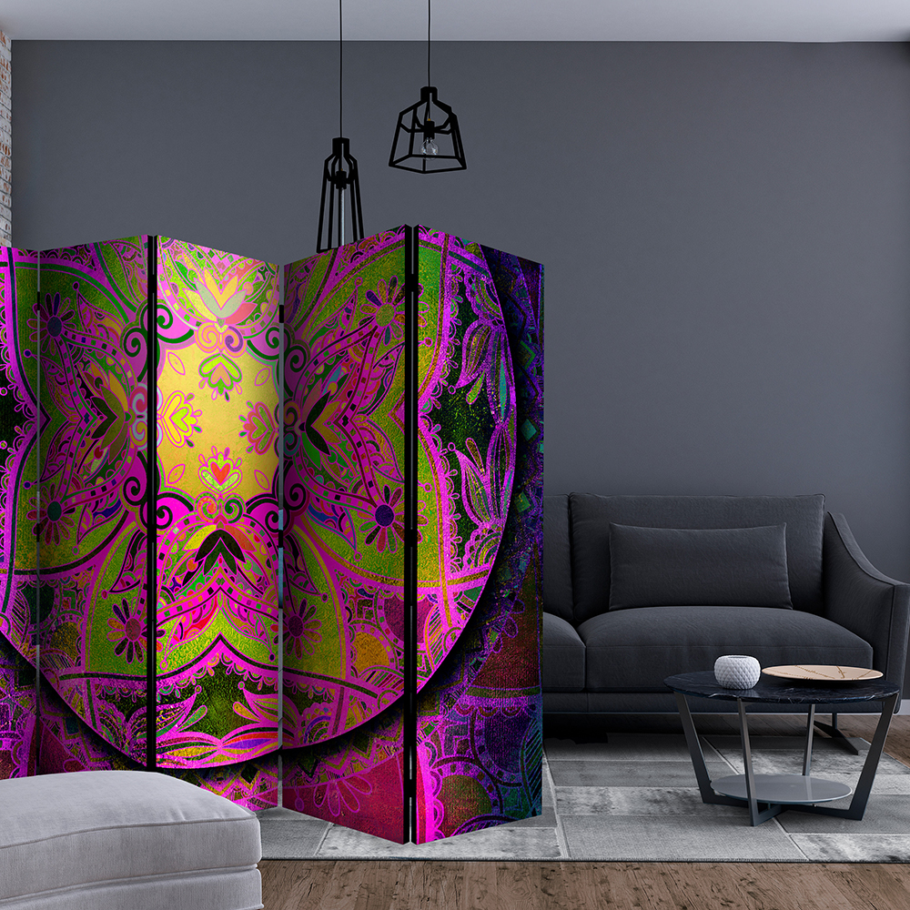 Rumsavdelare Arkiio Mandala: Pink Expression II 225x172 cm