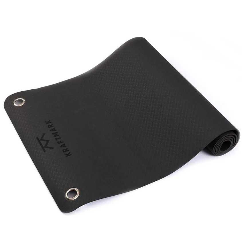 Yogamatta Kraftmark med Öjletter