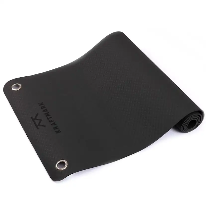 Yogamatta Kraftmark med Öjletter