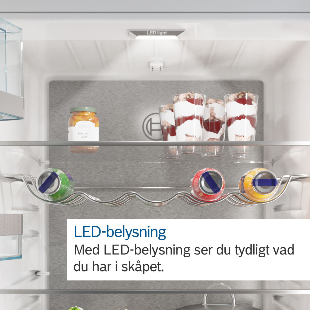 Kyl- och Fryspaket Bosch Serie 4 KSV33VLEP + GSN33VLEP 176 cm Rostfri Look