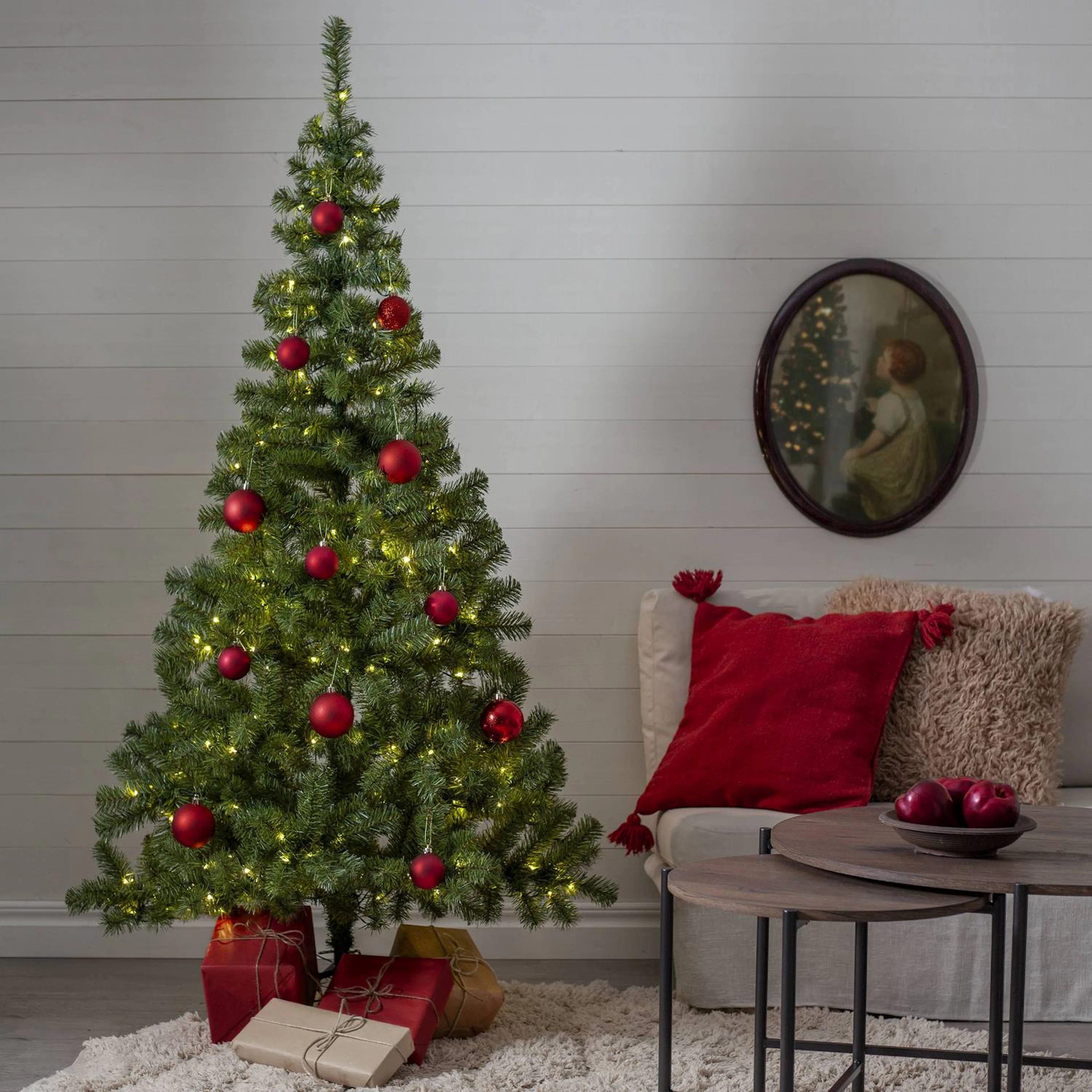 Julgran Star Trading Ottawa Plastgran 180 cm med LED 350 Ljus