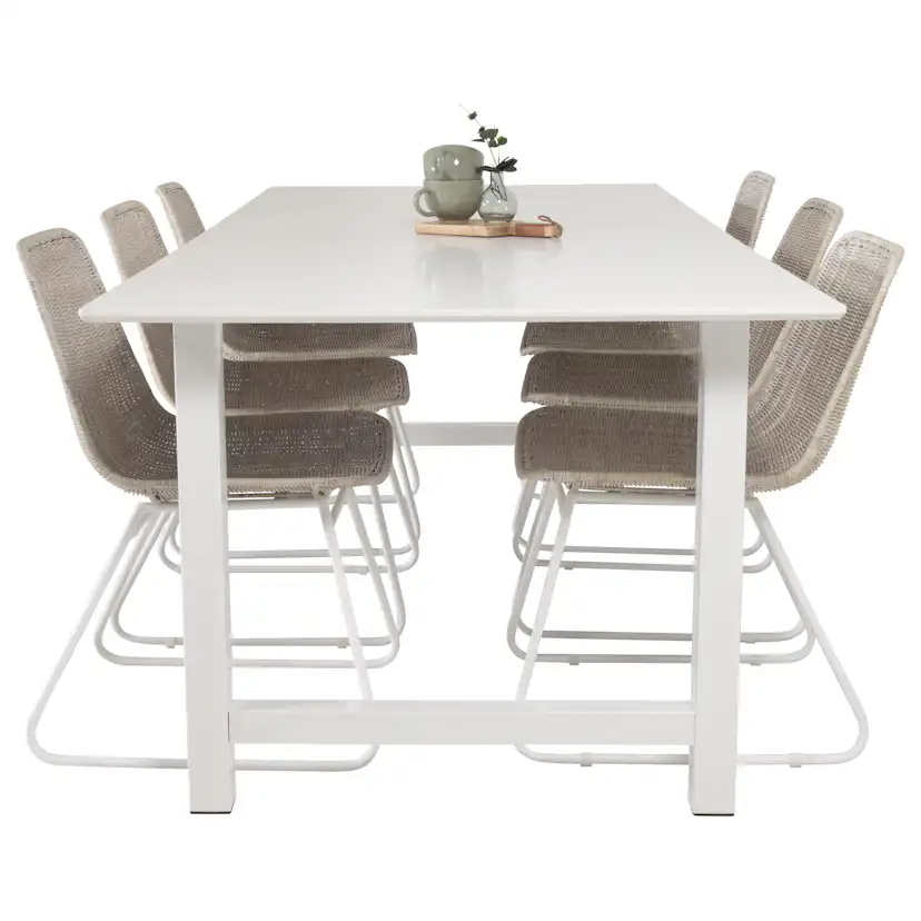 Matgrupp Venture Home Clara med 6 Cornelia Stolar