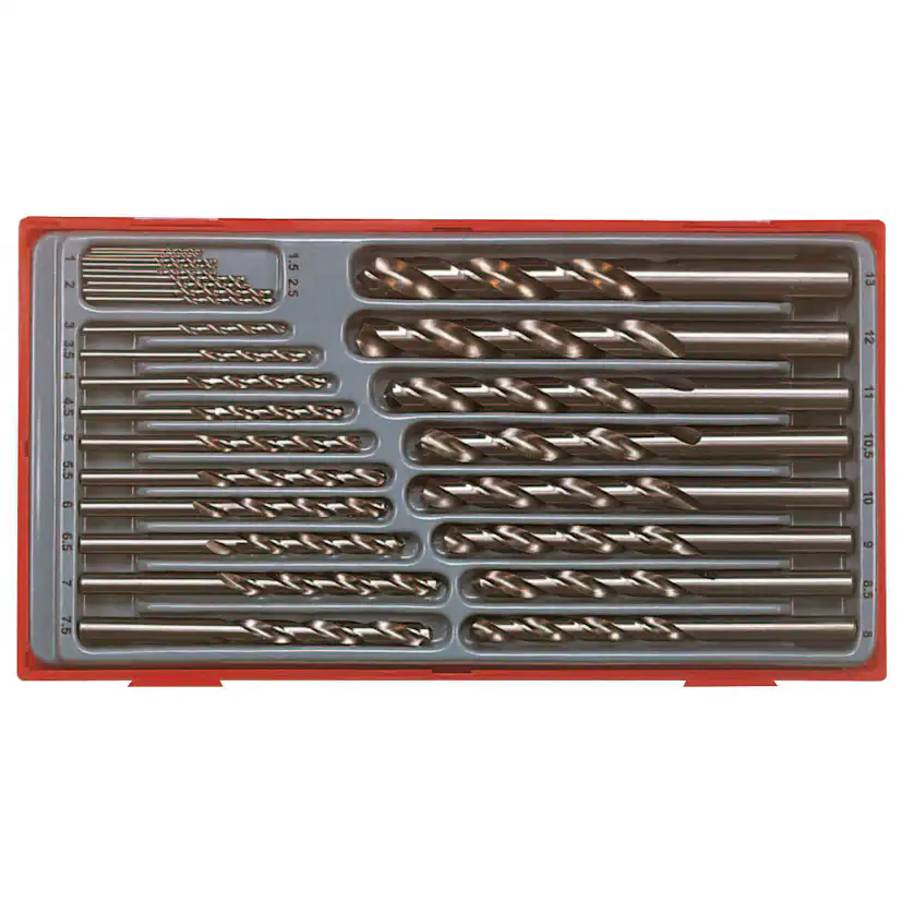 Spiralborrsats Teng Tools 28-delar TTDB028