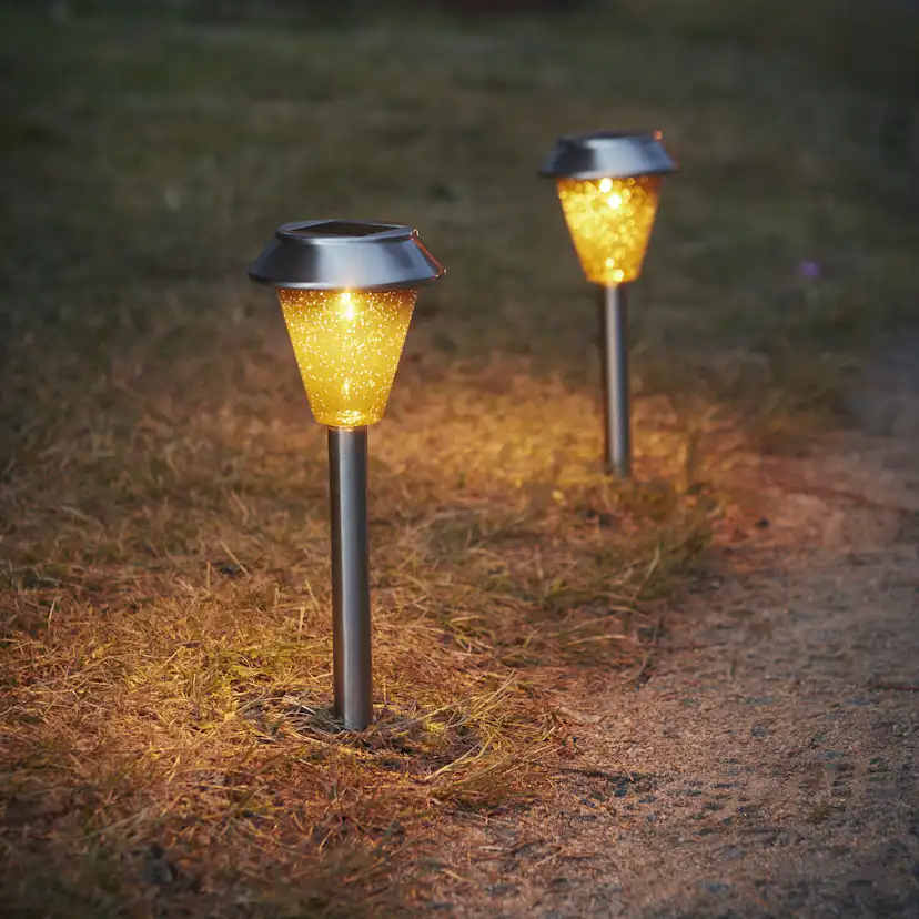 Solcells-pollare Star Trading Ibiza 12-pack