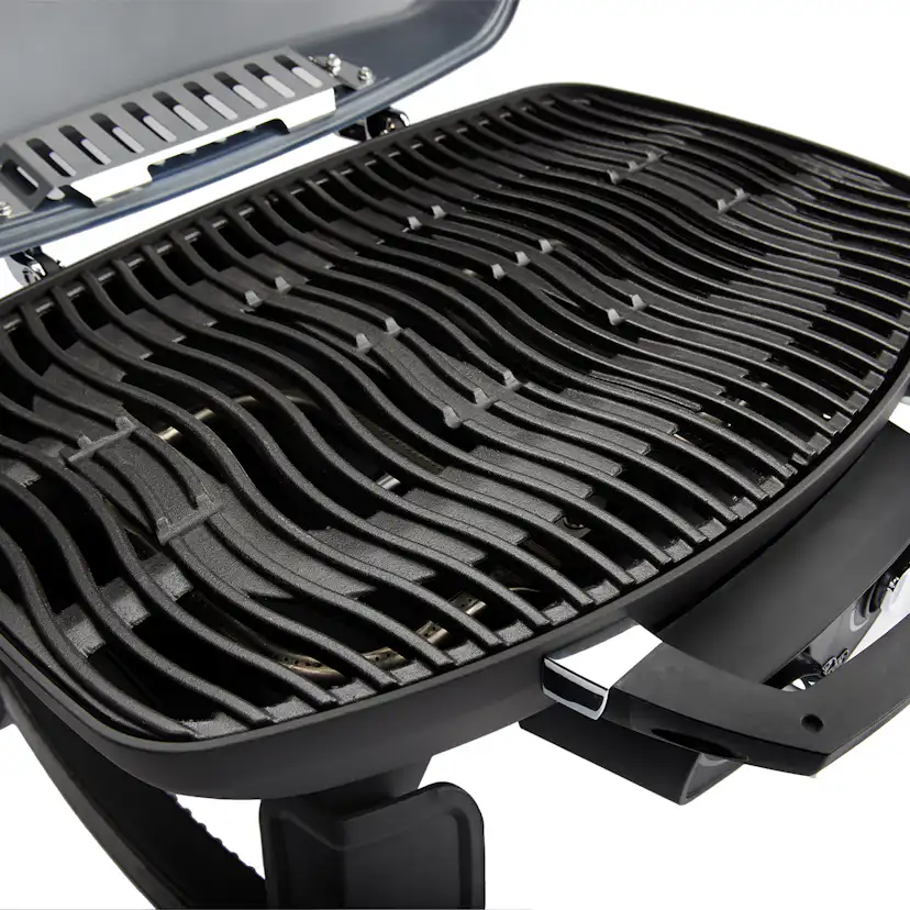 Gasolgrill Napoleon TQ285-1 Bärbar Grill i Rostfritt Stål & Gjutjärnsgaller