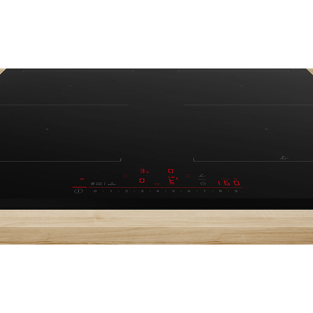 Induktionshäll Bosch Serie 6 PVQ631HC1E Svart 60cm Automatisk Fläkt