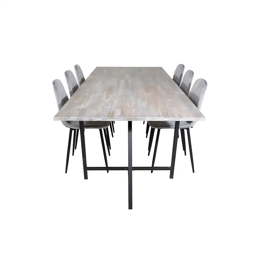 Matgrupp Venture Home Jenni med 6 Phoi Stolar