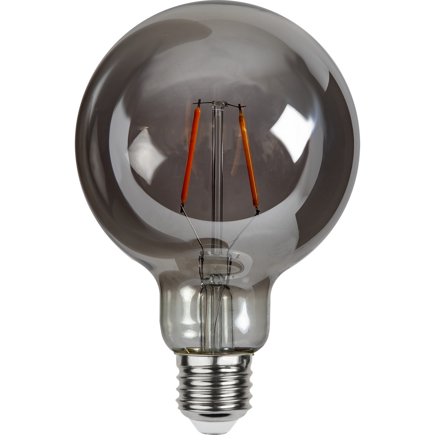 LED-lampa Star Trading Plain Smoke E27 G95