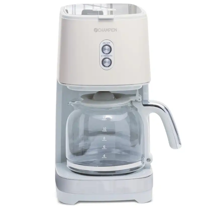 Kaffebryggare Champion 12-koppar/1,5L KB610 Creme White Series