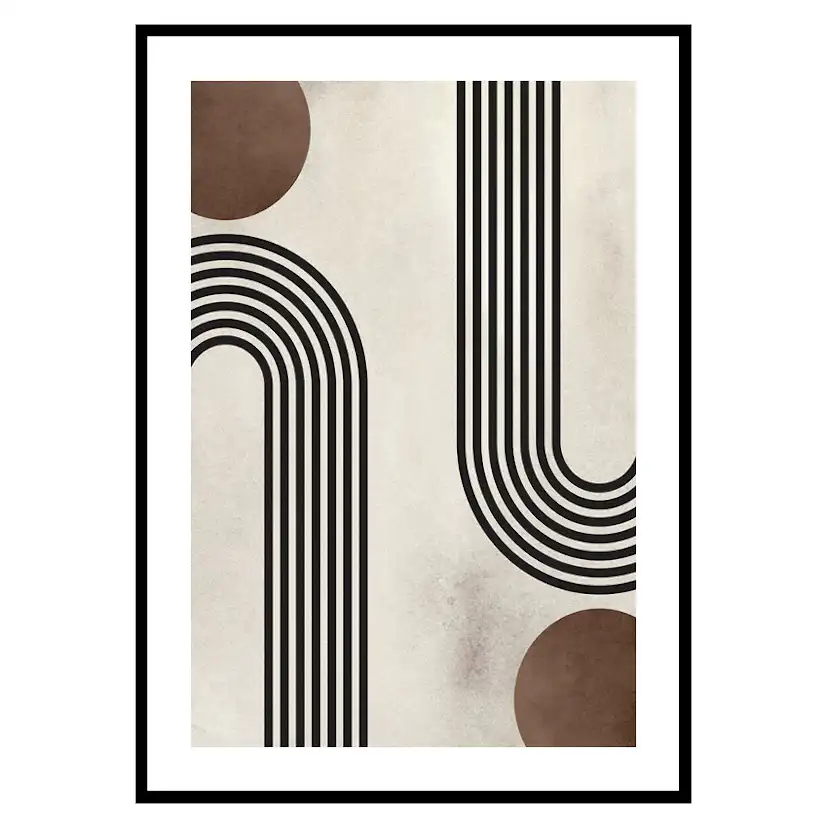 Poster Gallerix Broad Geometric No1