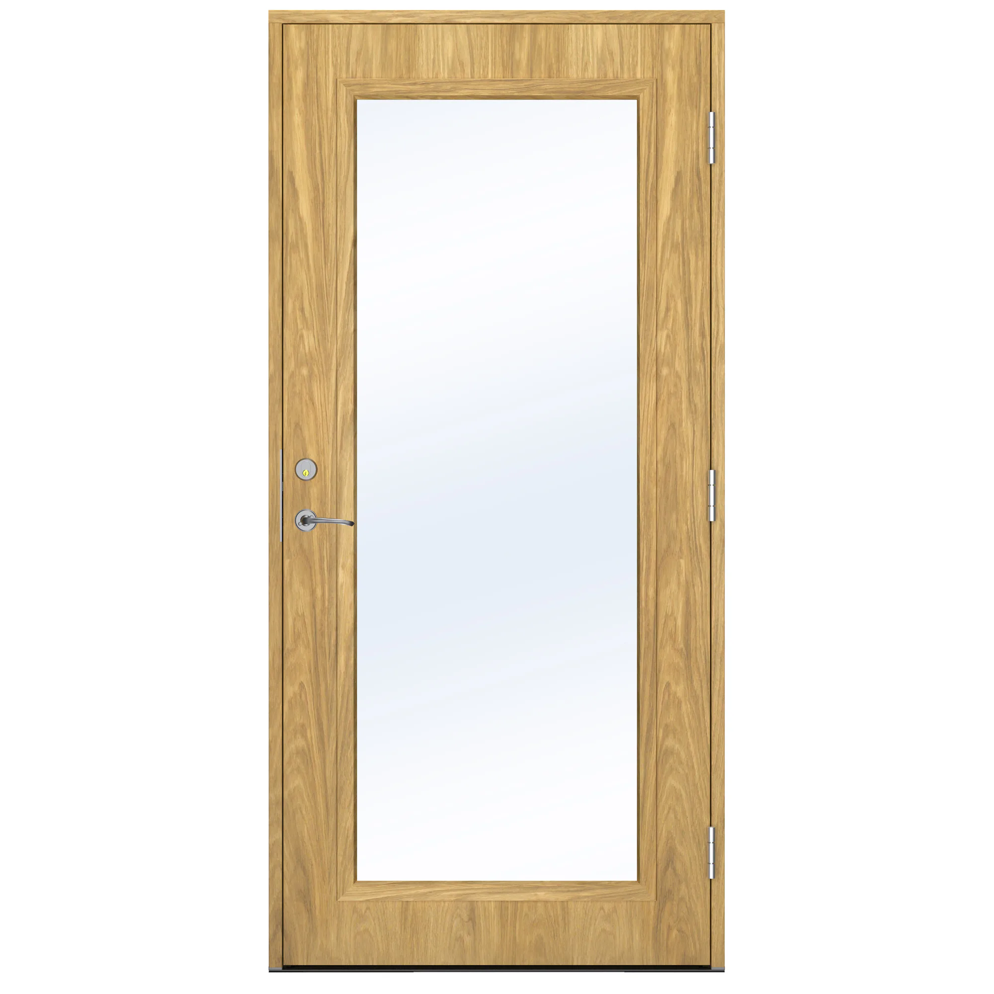 Ytterdörr Swedoor Advance-Line Vision Nova Ek BxH: 90x210 cm. Höger.