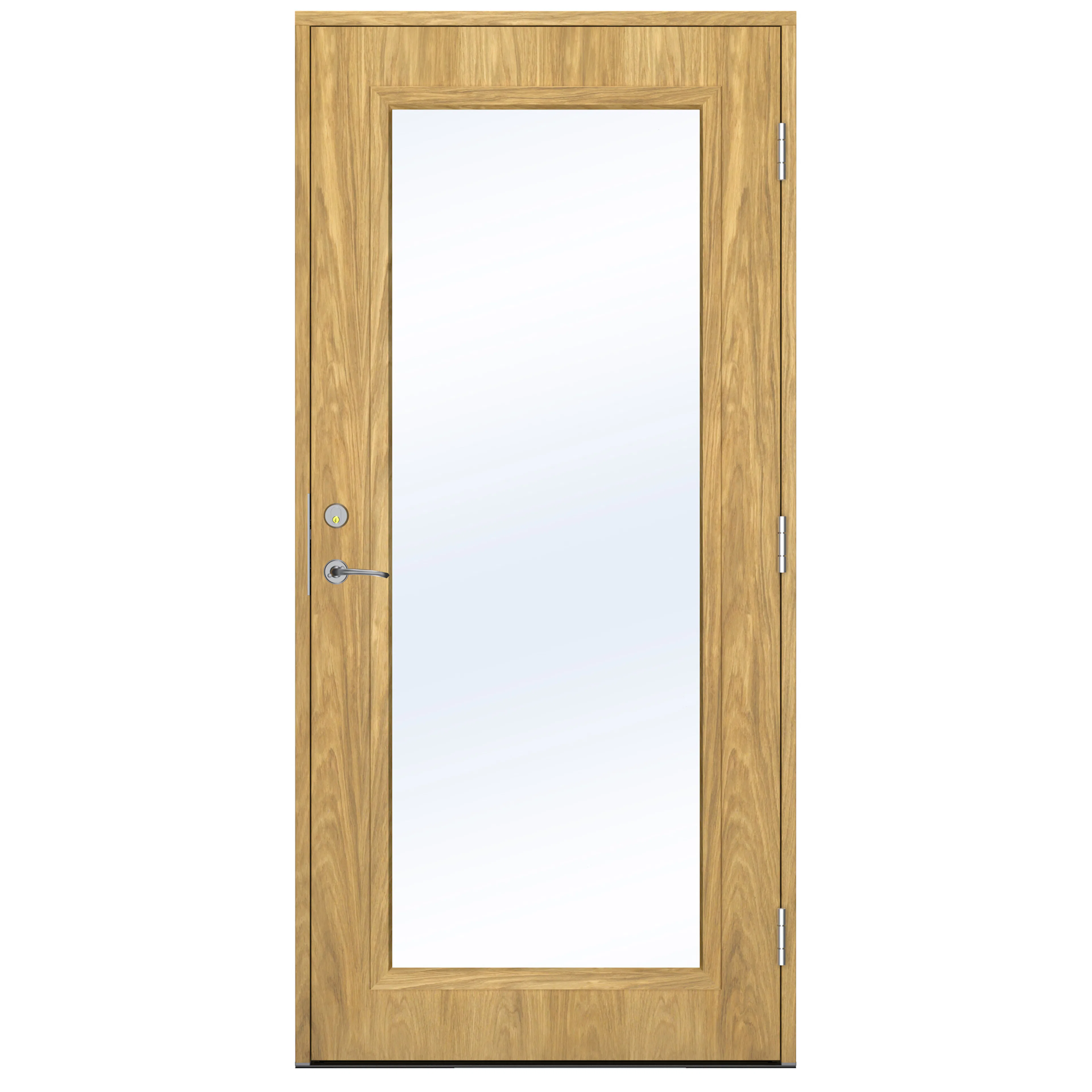Ytterdörr Swedoor Advance-Line Vision Nova Ek BxH: 90x210 cm. Höger.